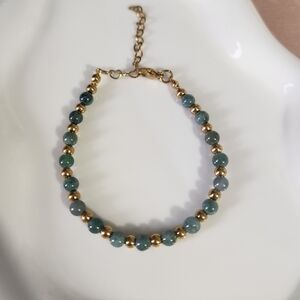 Handmade Jade Beaded Bracelet